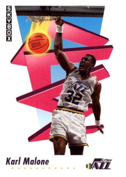 NBA 1991-92 SkyBox - No 283 - Karl Malone
