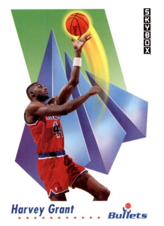 NBA 1991-92 SkyBox - No 291 - Harvey Grant