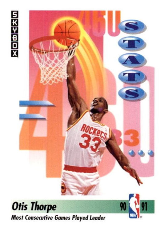 NBA 1991-92 SkyBox - No 302 - Otis Thorpe