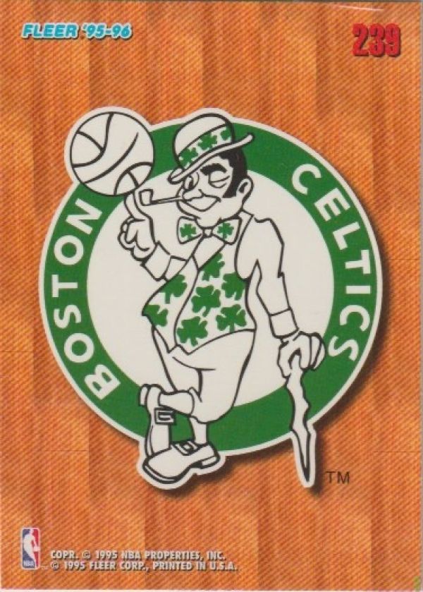 NBA 1995-96 Fleer European - No 239 - Boston Celtics Team Logo