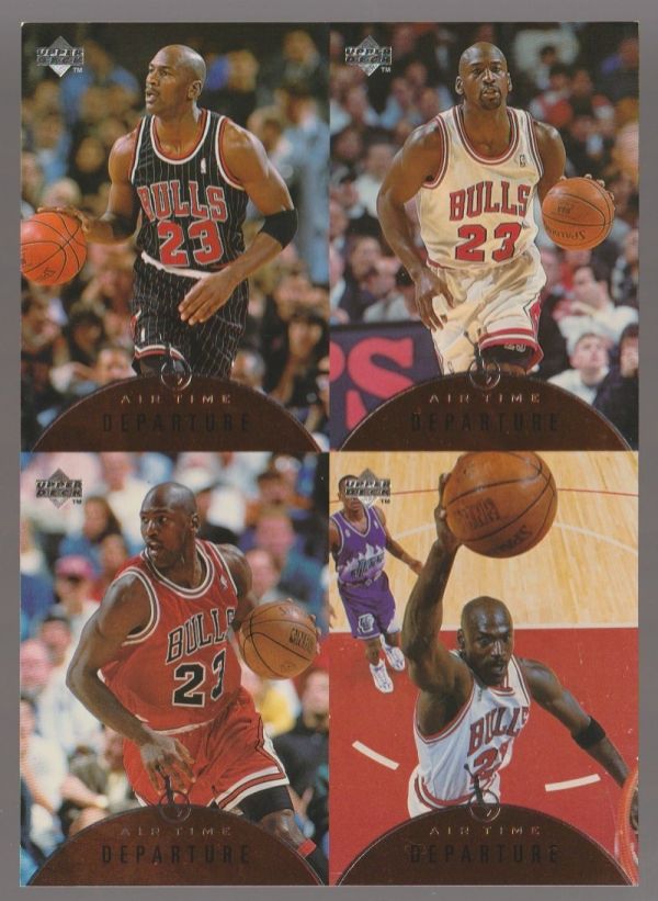 NBA 1997-98 Upper Deck Air Time Jumbo - No 4 - Michael Jordan