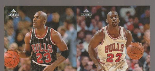 NBA 1997-98 Upper Deck Air Time Jumbo - No 4 - Michael Jordan