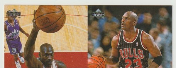 NBA 1997-98 Upper Deck Air Time Jumbo - No 6 - Michael Jordan