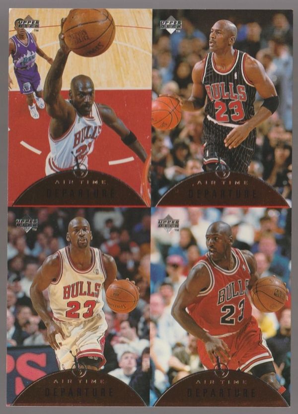 NBA 1997-98 Upper Deck Air Time Jumbo - No 6 - Michael Jordan