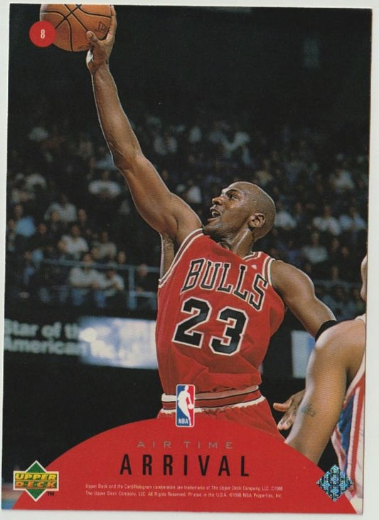 NBA 1997-98 Upper Deck Air Time Jumbo - No 8 - Michael Jordan