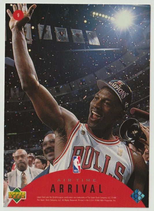 NBA 1997-98 Upper Deck Air Time Jumbo - No 9 - Michael Jordan