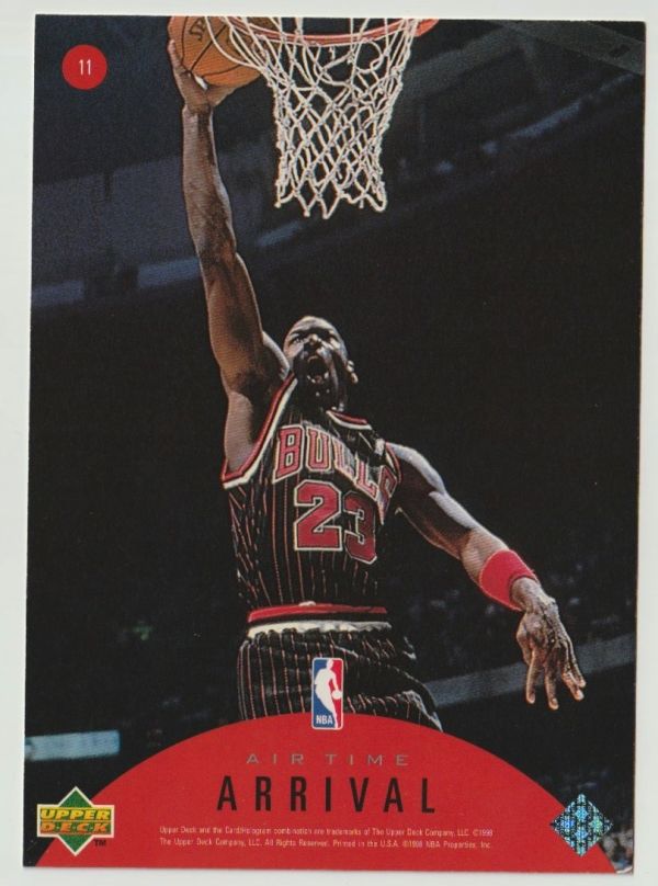 NBA 1997-98 Upper Deck Air Time Jumbo - No 11 - Michael Jordan