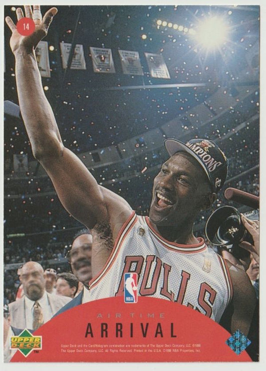 NBA 1997-98 Upper Deck Air Time Jumbo - No 14 - Michael Jordan