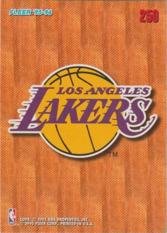 NBA 1995-96 Fleer European - No 250 - Los Angeles Lakers Team Logo