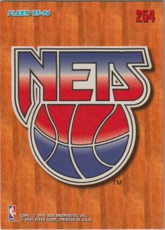 NBA 1995-96 Fleer European - No 254 - New Jersey Nets Team Logo