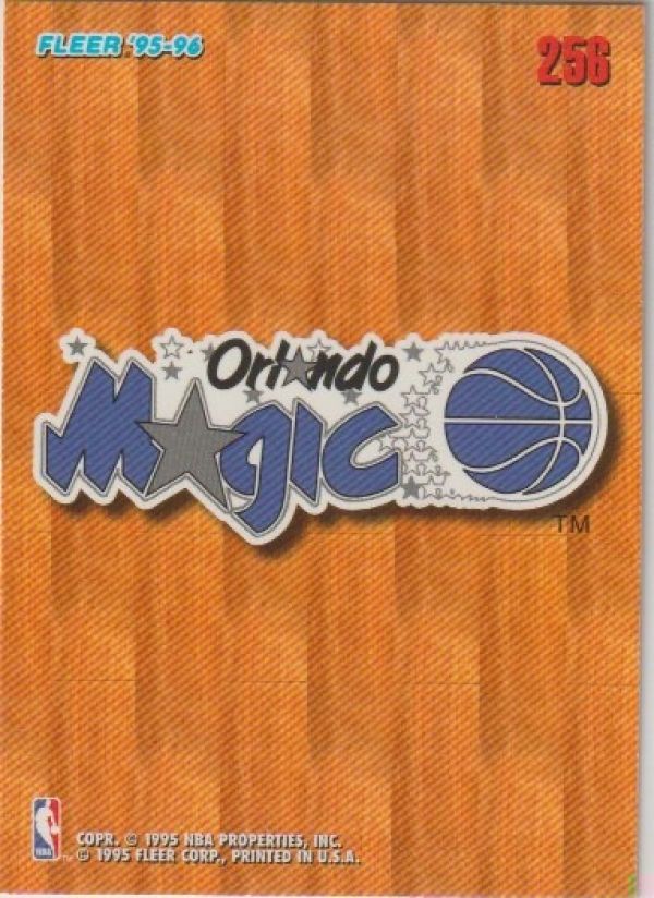 NBA 1995-96 Fleer European - No 256 - Orlando Magic Team Logo