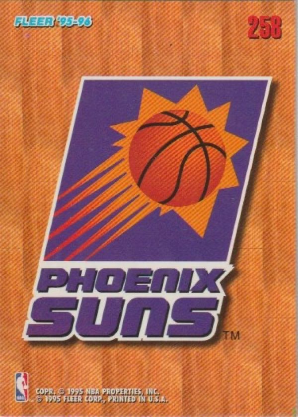 NBA 1995-96 Fleer European - No 258 - Phoenix Suns Team Logo