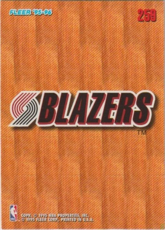 NBA 1995-96 Fleer European - No 259 - Portland Trail Blazers Team Logo