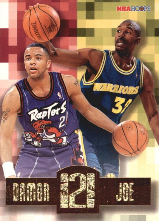 NBA 1996-97 Hoops Head to Head - No HH9 - Damon Stoudamire / Joe Smith