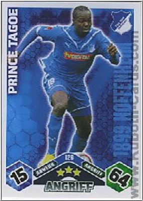 Soccer 2010/11 Topps Match Attax - No 126 - Prince Tagoe