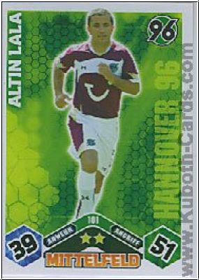 Soccer 2010/11 Topps Match Attax - No 101 - Altin Lala