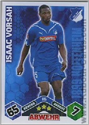 Soccer 2010/11 Topps Match Attax - No 115 - Isaac Vorsah