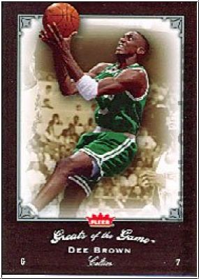 NBA 2005/06 Greats of the Game - No 44 - Dee Brown