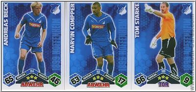 Fussball 2010-11 Topps Match Attax - TSG Hoffenheim komplettes Set