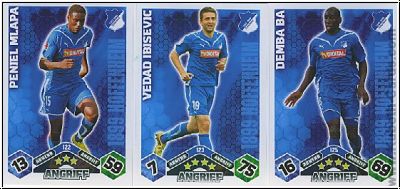 Fussball 2010-11 Topps Match Attax - TSG Hoffenheim komplettes Set