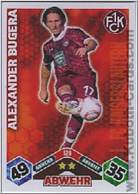 Soccer 2010/11 Topps Match Attax - No 128 - A. Bugera