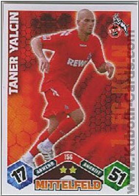 Soccer 2010/11 Topps Match Attax - No 156 - Tanner Yalcin