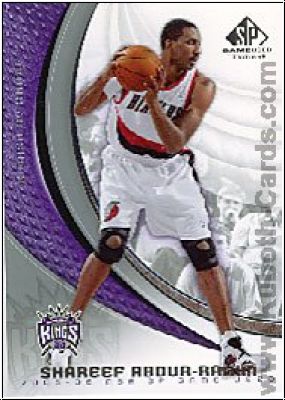 NBA 2005 / 06 SP Game Used - No 83 - Shareef Abdur-Rahim