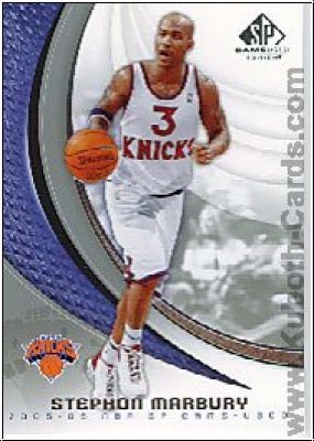 NBA 2005 / 06 SP Game Used - No 67 - Stephon Marbury