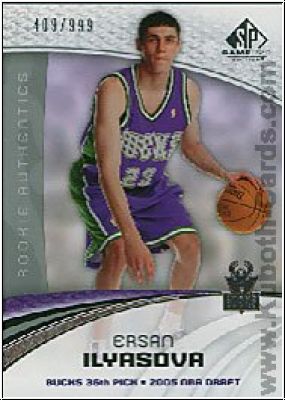 NBA 2005/06 SP Game Used - No 125 - Ersan Ilyasova