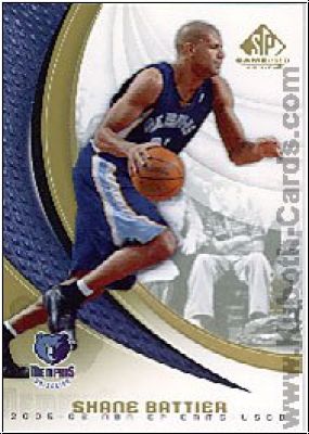 NBA 2005/06 SP Game Used - No 49 - Shane Battier