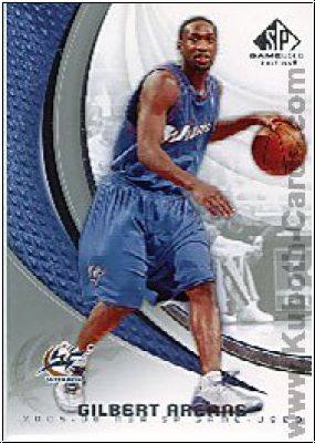 NBA 2005/06 SP Game Used - No 100 - Gilbert Arenas