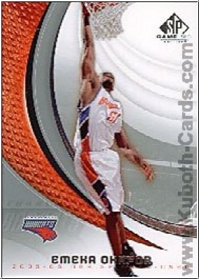 NBA 2005 / 06 SP Game Used - No 9 - Emeka Okafor