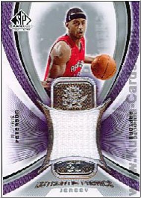 NBA 2005 / 06 SP Game Used Authentic Fabrics - No AF-MP