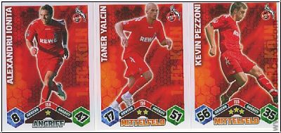 Fussball 2010-11 Topps Match Attax - 1. FC Köln komplettes Set