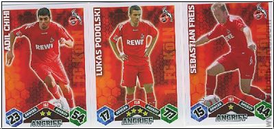 Soccer 2010-11 Topps Match Attax - 1. FC Köln complete set