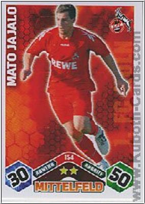 Soccer 2010/11 Topps Match Attax - No 154 - Mato Jajalo