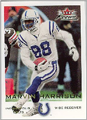 NFL 2000 Fleer Focus - No 49 - Marvin Harrison