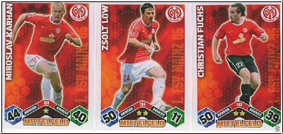 Soccer 2010-11 Topps Match Attax - FSV Mainz 05 complete set