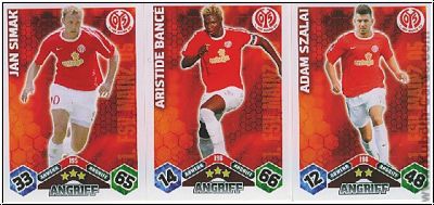 Soccer 2010-11 Topps Match Attax - FSV Mainz 05 complete set