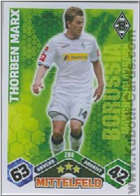 Soccer 2010/11 Topps Match Attax - No 208 - Thorben Marx