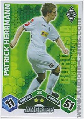 Soccer 2010/11 Topps Match Attax - No 216 - Patrick Herrmann