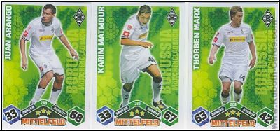 Football 2010-11 Topps Match Attax - Borussia Mönchengladbach complete set