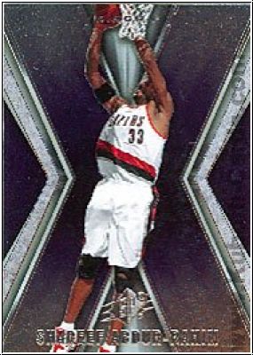 NBA 2005 / 06 SPx - No 72 - Shareef Abdur-Rahim