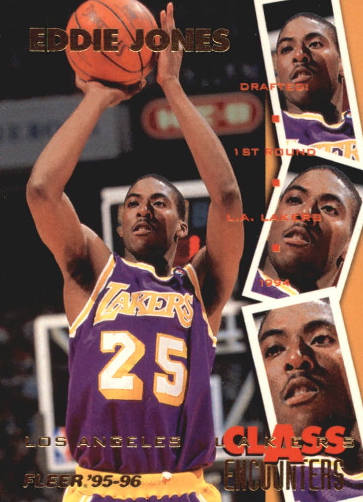 NBA 1995-96 Fleer European - No 434 - Eddie Jones