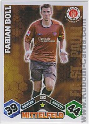 Fussball 2010 / 11 Topps Match Attax - No 263 - Fabian Boll