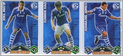 Fussball 2010-11 Topps Match Attax - Schalke 04 komplettes Set