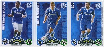 Soccer 2010-11 Topps Match Attax - Schalke 04 complete set