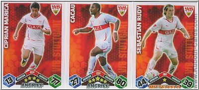 Fussball 2010-11 Topps Match Attax - VfB Stuttgart komplettes Set