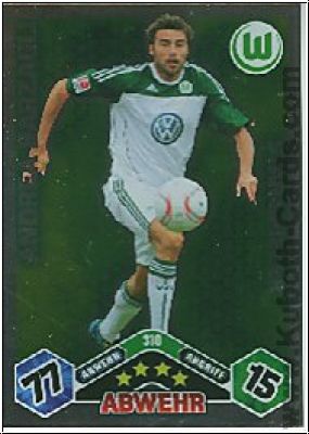 Fussball 2010 / 11 Topps Match Attax - No 310 - Andrea Barzagli