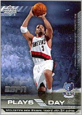 NBA 2005 / 06 Upper Deck ESPN Plays of the Days - No PD14